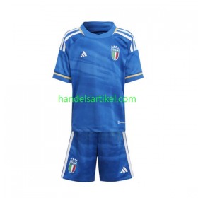 Italien Kinder Heim Trikotsatz 2023 Kurzarm (+ Kurze Hosen)